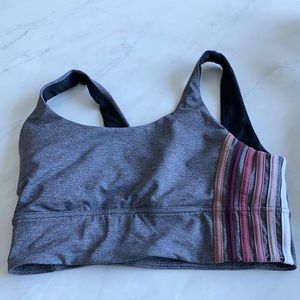 Lululemon sports bra retro stripes 8